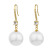 South Korea Dongdaemun Pearl Earrings Female Exaggerated Chanel-Style Style Mom Style Ear Hook Simple Graceful Long Earrings