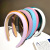 Candy Color Sponge Headband Female Hairpin Spring Internet Celebrity Sweet All-Matching Wide Headband Outer Departure Bundle Girl Hair Accessories