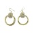 round Ring Earrings Super Shiny Summer New Korean Temperament to Make round Face Thin-Looked Trendy Ins Cold Wind Circle Ear Hooks