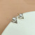Korean Dongdaemun Earrings Geometric Rhinestone Pearl Earrings Female Online Influencer Earrings Elegant Graceful Sterling Silver Needle Earrings