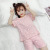 2021 Summer Children's Pajamas Korean-Style Girls' Short-Sleeved Homewear Two-Piece Suit Medium and Large Children's Pajamas Fashion Wholesale