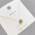 2021 New Simple Retro Camellia Necklace Female Online Influencer Simple Flower Clavicle Chain Jewelry Student Jewelry Women