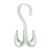 Fashion Creative Household Multi-Purpose 360-Degree Rotatable Four-Claw Hook Towel Scarf Tie Slippers Storage Hook