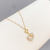 2021 New Trendy Micro-Inlaid Peach Heart Key Lock Necklace for Women Ins Cool Style Light Luxury Design Sense Clavicle Chain Jewelry