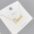 Wish Hot Sale Queen Letter Necklace Female European and American Fashion Design Sense Clavicle Chain Micro Inlaid Zircon Jewelry Ornament