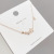 Korean Style Fashion Five-Pointed Star Necklace Women's Gold-Plated Shell Clavicle Chain Niche Design Light Luxury Necklace Jewelry Fashion