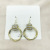 round Ring Earrings Super Shiny Summer New Korean Temperament to Make round Face Thin-Looked Trendy Ins Cold Wind Circle Ear Hooks