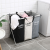 Modern Simple Three-Grid Large Foldable Dirty Clothes Storage Basket