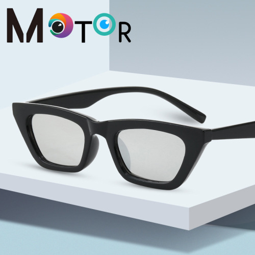 retro narrow-frame sunglasses women‘s fashionable small-frame sunglasses women‘s european and american cat-shaped sunglasses foreign trade manufacturers