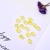 22mm-30mm Transparent Horn Pearl Acrylic 32 Cut Surface DIY Summer Beaded Bracelet Bag High Transparent Beads Wholesale