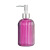 Bathroom Bath Color Transparent Glass Vertical Bar Sannitizer Replacement Bottle 400ml Glass Bottle Shampoo Press Bottle