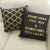 Factory Wholesale Super Soft Black Gilding Pillow Cover Car Lumbar Pillow Office Cushion Can Be Graphic Customization