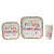 Spanish Square Plate Party Gathering Disposable Tableware Cute Paper Cup Paper Pallet Birthday Party