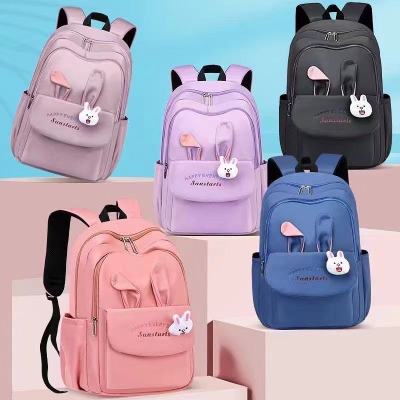 Bags Schoolbag Junior High School Backpack High School Student Backpack Leisure Travel Bag Factory Direct Sales Cute Multi-Layer Backpack