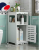 Toilet Storage Rack Wall-Mounted Punch-Free Toilet Floor Toilet Side Cabinet Triangle Bathroom Storage Rack