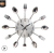 Nordic Spain Creative Living Room Wall Clock Simple Wall Clock