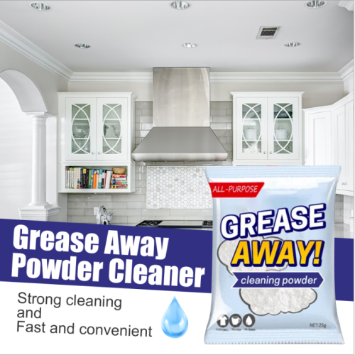 kitchenware oil stain cleaning stainless steel stain removal powder；