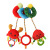 New Baby Animal Baby Crib Part (Activity Spiral) Toys Newborn Baby Plush Comforter Doll Bed around Crib Hanging Wholesale