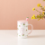Creative Cute Small Clear Strawberry Mug Ceramic Milk Cup Breakfast Cup Ins Simple Large-Capacity Water Cup