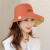 Bucket Hat Little Daisy Double-Sided Wear Korean Style Big Brim Sun Hat Spring and Summer Outdoor Face-Covering Hat Get Wind Proof Rope Free