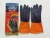 Blue Yellow/Black Orange/Orange Two-Color Household Latex Gloves Wear-Resistant Acid and Alkali Resistant Industrial Rubber Gloves
