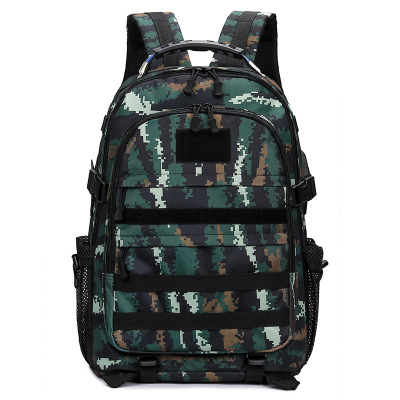 Outdoor Backpack Mountaineering Backpack Men's Schoolbag Camouflage Backpack Multi-Functional Travel Level 3 Backpack Large Capacity Men and Women