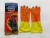 Blue Yellow/Black Orange/Orange Two-Color Household Latex Gloves Wear-Resistant Acid and Alkali Resistant Industrial Rubber Gloves