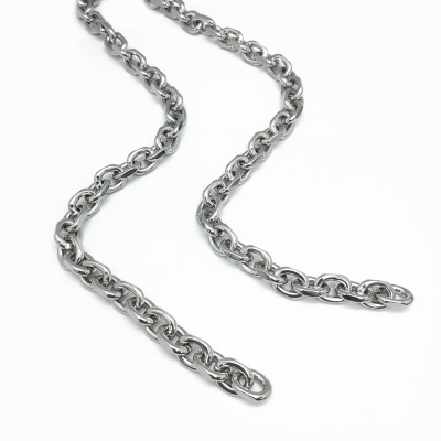 Jiye Hardware Chain Bai Qi O-Shaped Chain Luggage Accessories Clothing Various Sizes and Specifications Customization