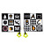 New Baby Animal Square Scarf Black and White to Sleep with Soothing Belt Teether Ringing Paper Baby Square Towel Spot