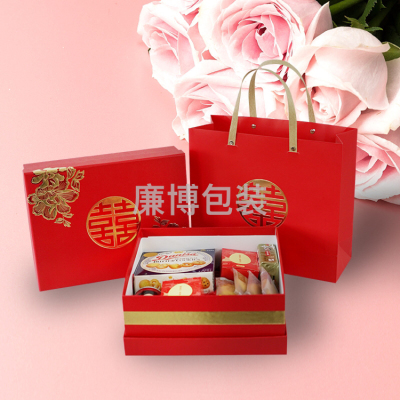 Wedding Gift Packaging Paper Box Candy Box Wedding Candy Customized Chinese Wedding Bridesmaid Hand Gift Box