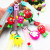 Korean Style Jelly Color Fruit Strawberry Pitaya Villain Key Ring Pendant Bag Ornaments Practical Small Gift