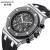  Jin SHIDUN Fashion Watch Men's Silicone Band Three-Eye Multi-Functional Waterproof Sports Quartz Watch Wholesale
