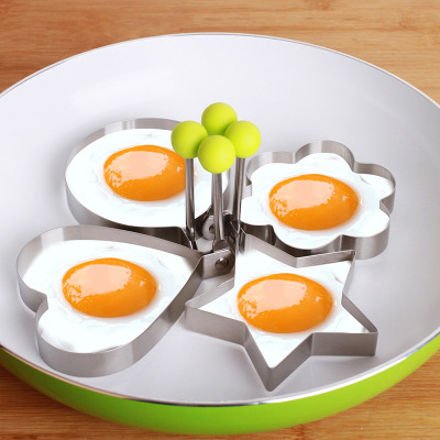 T Thickened Stainless Steel Omelette Maker Fried Egg Mold Poached Egg Pancake Mold Omelette Mold Egg Frying Pan