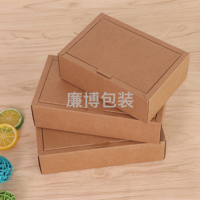 Factory Customized Donkey-Hide Gelatin Cake Tea Brown Sugar Packing Box Kraft Box Customized Flip Kraft Paper Packing Box