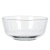 Household round Glass Glass Bowl Fruit Salad Bowl Kitchen Tableware Dessert Bowl Glass Bowl