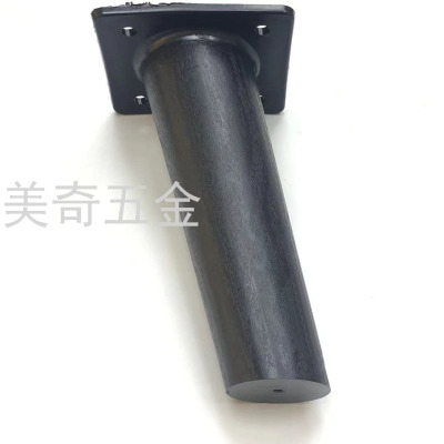 round Tube Inclined Tapered Coffee Table Foot Bath Foot Furniture Foot Tapered Foot Plastic Foot Bedside Table Cabinet Leg Support
