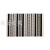 Cotton Braided Light And Shadow Multi-Vertical Cotton Yarn-Dyed Silk Floor Mat Black And White Simple Color Matching Household Bedroom Carpet