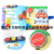 Intelligence Development Baby Cloth Book-3 Years Old Children Enlightenment Transportation Tools Cloth Book Ringing Paper Tear-Proof Books for Early Education