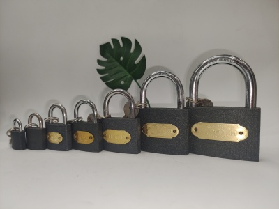 Gray Iron Lock Iron Padlock Warehouse Lock Door Lock Padlock Cabinet Lock