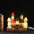 Retro GD LED Electronic Candle Light Portable Lamp Storm Lantern Barn Lantern Candle