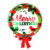 Santa Claus Aluminum Balloon Party Scene Layout Holiday Atmosphere Decoration Balloon