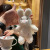 Cute Bunny Plush Pendant Schoolbag Doll Pendant Doll Keychain Decoration Prize Claw Doll