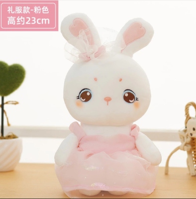 Cute Plush Toy Rabbit Little White Rabbit Doll Rag Doll Pillow Doll Girl Comfort Bed Sleeping Children