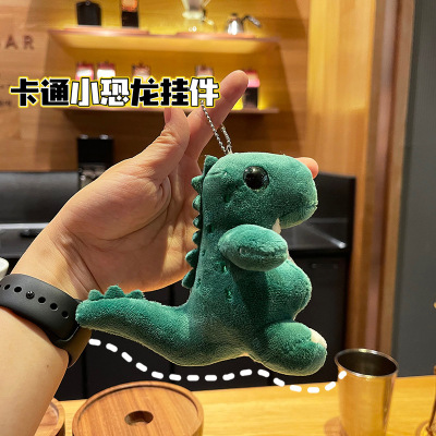 Cartoon Dinosaur Backpack Pendant Plush Doll Keychain Pendant Mini Doll Crane Machine Gift