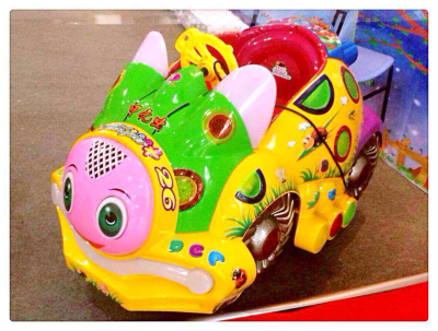 New Plastic Electric Colorful Light Coin Painted Screen Beetle Kiddie Ride Rocking Machine Factory Direct Sales
