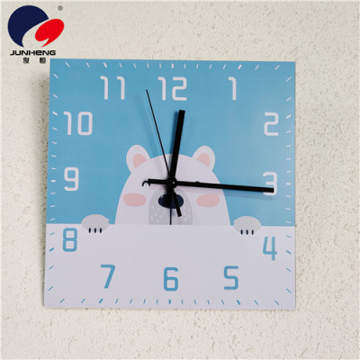 European-Style Simple Wall Pocket Watch Square Pocket Watch Household Mute Clock Bedroom Living Room Mute Table Alarm Clock