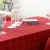 Embroidered Pastoral Square Plaid Fabrics Tablecloth Cotton and Linen Rectangular Pure Colored Fresh Dining Table Cover Cloth