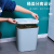 Environmental-Friendly Dry-Temperature Double-Lid Trash Can