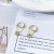 Design Sense Zircon Flower Earrings Female 2021 New Stylish Graceful Simple Eardrop Earring