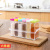 6-Piece Creative 6-Grid Condiment Dispenser Kitchen Supplies Set Seasoning Jar Seasoning Containers Condiment Dispenser Seasoning Box